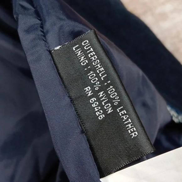 Wilsons Leather Vintage Blue Long Boho Suede Leather Coat Womdns Medium - Picture 13 of 13